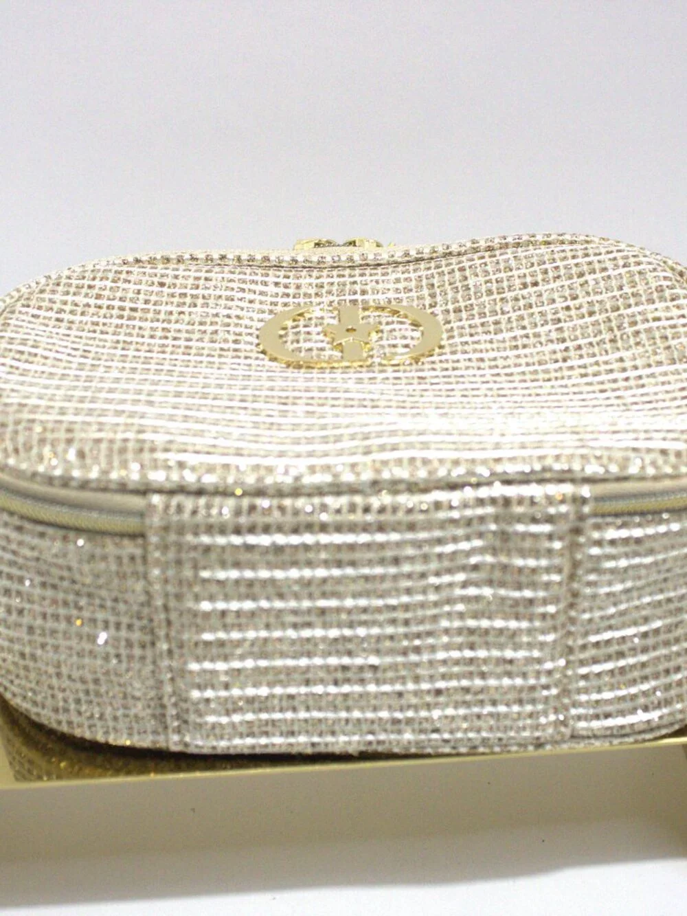 Christian Dior 2025 Limited Holiday Make up Bag with Gold accessories